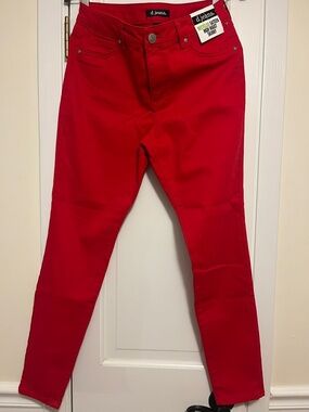 d. jeans Red High-Waist Skinny Jeans